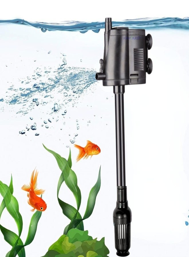 VAYINATO Sobo (Wp-1990) Aquarium Energy Saving Submersible Pump Power Head | Power : 15W | Output : 1000L/H | Lifting Height : 1.0M) - Image 1